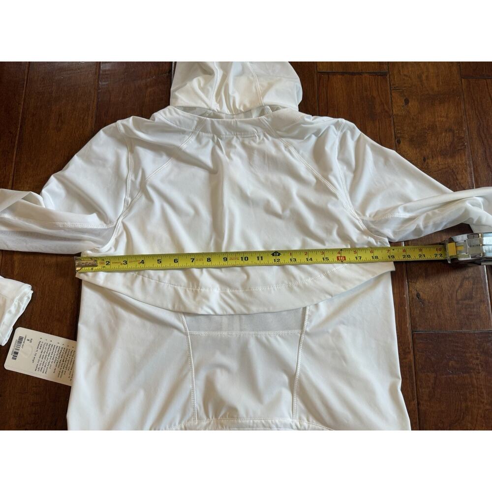 Lululemon Kicking Asphalt FullZip Jacket, Size 8, NWT-White - Picture 13 of 14